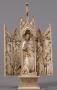 Gabled polyptych (tabernacle) (Front, open)