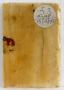 Wing, right (fragment of a diptych), 1 register, 3 arches across (frise d'arcatures; plaquette) (Back)