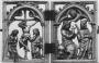 Openwork diptych, 1 register, 1 arch across (diptyque ajouré; colonnettes) (Front)