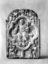 Double-sided panel, 1 register, 3 arches across, with quatrefoil (frise d'arcatures; plaquette; quatre-feuilles) (Side 2)