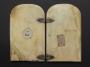 Rounded-top diptych, 1 register, 1 arch across (Back)