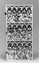 Wing, right (part of a diptych), 3 registers, 5 arches across, bands of rosettes (frise d'arcatures; décor de roses) (Front)