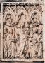 Wing, left (part of a diptych), 1 register, 3 arches across (plaquette; frise d'arcatures) (Front)