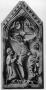 Gabled panel (fragment of a triptych), 1 register, 1 arch across (Front)
