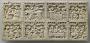 Panel (fragment of a casket), 2 registers, 4 ogee arches across (coffret) (Front)