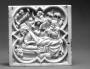 Wing, left (fragment of a diptych), 1 register, with quatrefoil (quatre-feuilles) (Front)