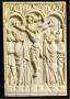 Wing, right (fragment of a diptych), 1 register, 3 arches across (frise d'arcatures; plaquette) (Front)