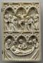 Wing, right (fragment of a diptych), 2 registers, 3 arches across (frise d'arcatures) (Front)