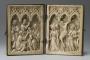 Diptych, 1 register, 3 arches across (plaquettes; frise d'arcatures) (Front)