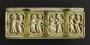Back panel (fragment of a casket), with quatrefoils (coffret; quatre-feuilles) (Front)