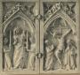 Diptych, 1 register, 1 arch across (plaquette) (Front)