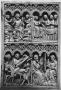 Wing, right (part of a diptych), 2 registers, 6 arches across (frise d'arcatures, colonnettes) (Front)