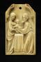 Gabled panel (fragment of a polyptych; tabernacle), 1 register, 1 arch across (Front)