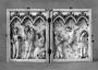 Diptych, 1 register, 3 arches across (plaquettes; frise d'arcatures) (Front)