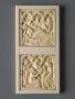 Wing, right (fragment of a diptych), 2 registers, 3 arches across (frise d'arcatures) (Front)