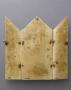 Gabled triptych, 3 registers, arches (colonnettes) (Back)