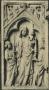 Diptych, 1 register, 1 arch across (plaquette) (Wing, left)