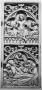 Wing, right (part of a diptych), 2 registers, 1 arch across (Front)
