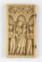 Wing, left (fragment of a diptych), 1 register, 1 full and 2 half arches across (plaquette; frise d'arcatures) (Front)