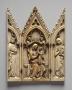 Gabled triptych, 1 register, with arches (Front)