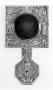 Mirror with handle, sundial and compass (miroir à manche; cadran solaire; boussole) (Front)