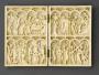Diptych, 2 registers, 4 arches across (frise d'arcatures; colonnettes) (Front)