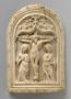 Pax, 1 ogee arch across (baiser de paix) (Front)