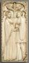 Panel (part of a casket), 1 register, 1 ogee arch across (plaquette; coffret) (Front)