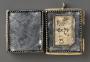 Diptych-shaped openwork pendant (pendentif; ajouré) (Back, open)