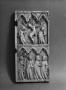 Wing, right (fragment of a diptych), 2 registers, 3 arches across (frise d'arcatures; plaquette) (Front)