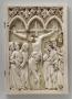 Wing, right (fragment of a diptych), 1 register, 3 arches across (frise d'arcatures; plaquette) (Front)