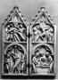 Gabled diptych, 2 registers, 1 arch across (Front)