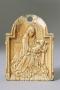 Rounded-top centre panel (fragment of a triptych), 1 register, 1 arch across (Front)