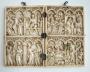 Diptych, 2 registers, 4 arches across (frise d'arcatures; colonnettes) (Front)