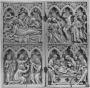 Diptych, 2 registers, 3 arches across (frise d'arcatures) (Front)