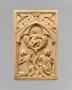 Double-sided writing tablet cover, 1 register, 1 arch across (plaquette; tablette à écrire; colonnettes) (Side 1)