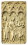 Panel, 1 register, 3 arches across (plaquette; frise d'arcatures); reused as a cover for a sundial (Lid)