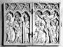 Diptych, 1 register, 3 arches across (plaquette; frise d'arcatures) (Front)