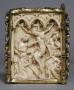 Wing, right (fragment of a diptych), 1 register, 3 arches across (frise d'arcatures; plaquette); reused as a pax (baiser de paix) (Front)