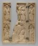 Triptych, 2 registers, with ogee arches; also known as the 'Grandisson Triptych' (Front)