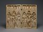 Diptych, 1 register, 3 arches across (plaquettes; frise d'arcatures) (Front)