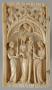 Wing, left (fragment of a diptych), 1 register, 1 arch across (plaquette) (Front)