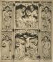 Triptych, 2 registers, with ogee arches; known as the Triptych of John Grandisson (Front)
