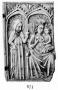 Wing, right (fragment of a diptych), 1 register, 2 arches across (frise d'arcatures; plaquette) (Front)