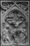 Wing, right (fragment of a diptych), 1 register, 1 arch across (plaquette; colonnettes) (Front)