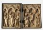 Diptych, 1 register, 3 arches across (plaquettes; frise d'arcatures) (Front)
