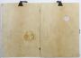 Diptych, 2 registers, 6 and 5 arches across (frise d'arcatures) (Back)