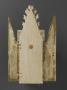 Gabled triptych (Open, back)
