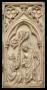 Wing, right (fragment of a diptych), 1 register, 1 arch across (plaquette; colonnettes) (Front)