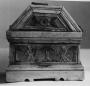 Box with pitched lid (boîte); known as the box of saint Lucy (End, right)